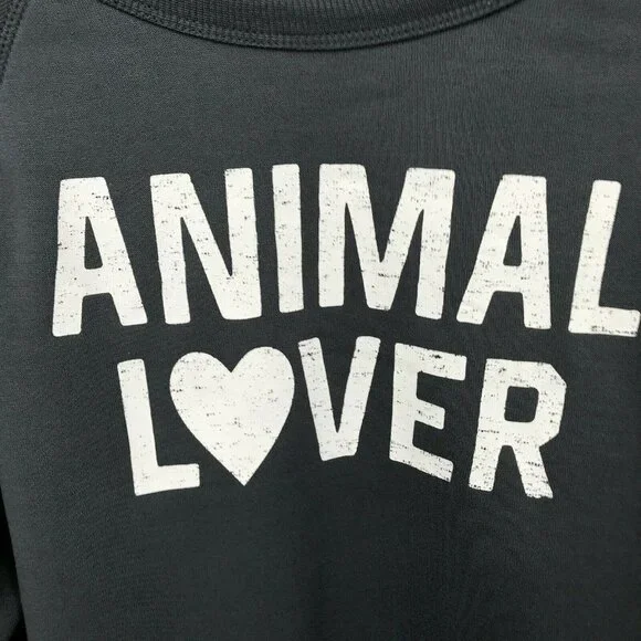 Grayson Threads Women Animal Lover Charcoal Black Graphic Sweatshirt S - Picture 3 of 8